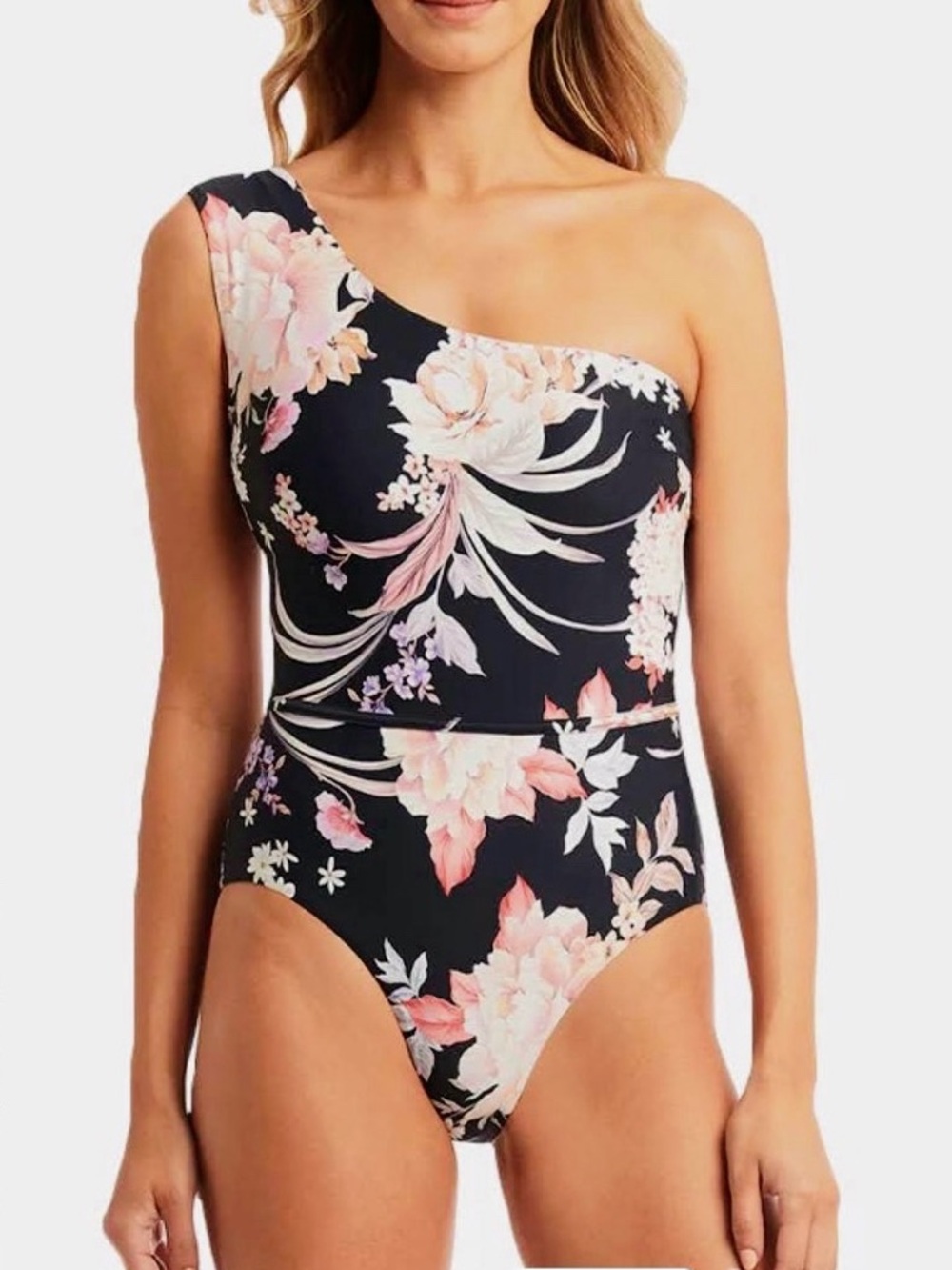 SEA LEVEL Australia Martini One-Shoulder One-Piece Swimsuit—NWT--8